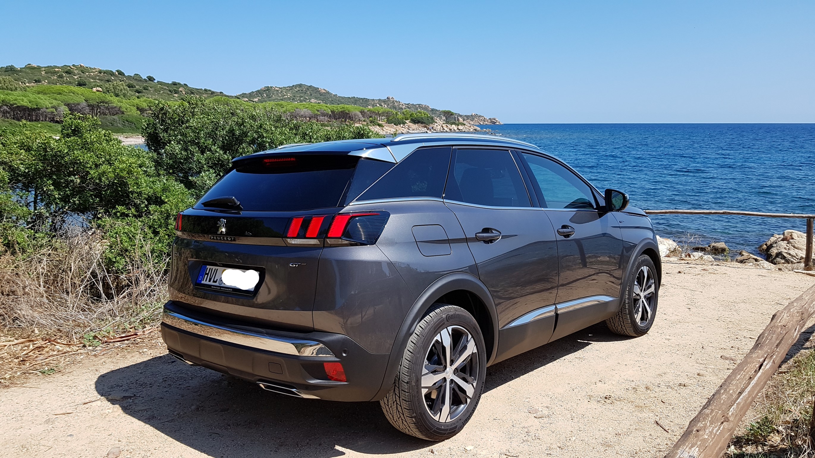 Mein 3008 in Sardinien